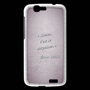 Coque Huawei Ascend G7 Aimer Rose Citation Oscar Wilde