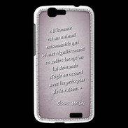 Coque Huawei Ascend G7 Homme animal Rose Citation Oscar Wilde
