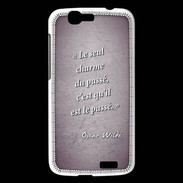 Coque Huawei Ascend G7 Charme passé Violet Citation Oscar Wilde