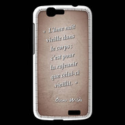 Coque Huawei Ascend G7 Ame nait Rouge Citation Oscar Wilde