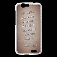 Coque Huawei Ascend G7 Avis gens Rouge Citation Oscar Wilde