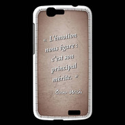 Coque Huawei Ascend G7 Emotion égarée Rouge Citation Oscar Wilde