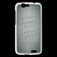 Coque Huawei Ascend G7 Emotion égarée Vert Citation Oscar Wilde