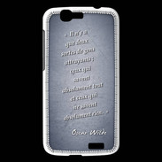 Coque Huawei Ascend G7 Gens attrayants Bleu Citation Oscar Wilde
