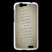 Coque Huawei Ascend G7 Gens attrayants Sepia Citation Oscar Wilde