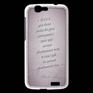 Coque Huawei Ascend G7 Gens attrayants Rose Citation Oscar Wilde