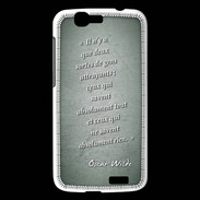Coque Huawei Ascend G7 Gens attrayants Vert Citation Oscar Wilde