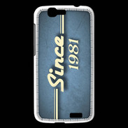 Coque Huawei Ascend G7 Since 1981 Bleu