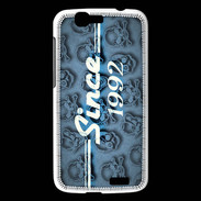 Coque Huawei Ascend G7 Since crane bleu 1992