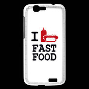 Coque Huawei Ascend G7 I love Fast Food