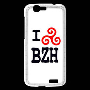 Coque Huawei Ascend G7 I love BZH 2
