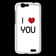 Coque Huawei Ascend G7 I love you