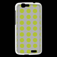 Coque Huawei Ascend G7 pois gris & vert