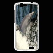 Coque Huawei Ascend G7 Coque Dauphin et vague