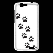 Coque Huawei Ascend G7 pattes de chats/chiens 1