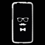 Coque Huawei Ascend G7 moustache & noeud 1