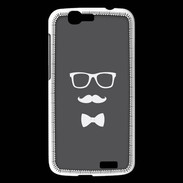 Coque Huawei Ascend G7 moustache & noeud 2