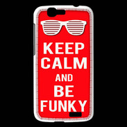 Coque Huawei Ascend G7 Keep Calm Funky Rouge