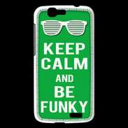 Coque Huawei Ascend G7 Keep Calm Funky Vert