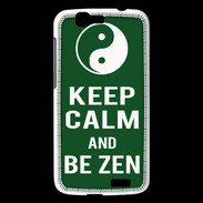Coque Huawei Ascend G7 Keep Calm Be Zen Vert