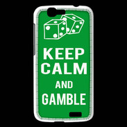 Coque Huawei Ascend G7 Keep Calm Gamble Vert
