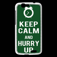 Coque Huawei Ascend G7 Keep Calm Hurry up Vert