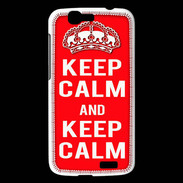 Coque Huawei Ascend G7 Keep Calm Rouge