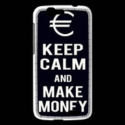 Coque Huawei Ascend G7 Keep Calm Make money Noir