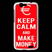 Coque Huawei Ascend G7 Keep Calm Make money Rouge