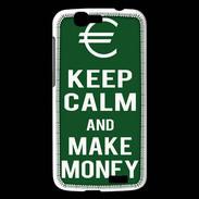 Coque Huawei Ascend G7 Keep Calm Make money Vert