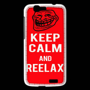 Coque Huawei Ascend G7 Keep Calm Reelax Rouge