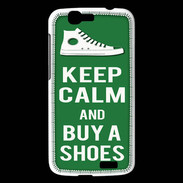 Coque Huawei Ascend G7 Keep Calm Buy Shoes Vert