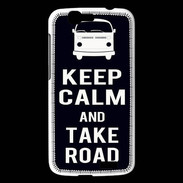 Coque Huawei Ascend G7 Keep Calm Take Road Noir