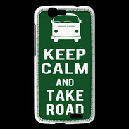 Coque Huawei Ascend G7 Keep Calm Take road Vert