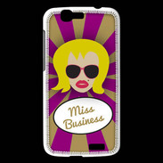 Coque Huawei Ascend G7 Miss business Blonde