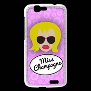 Coque Huawei Ascend G7 Miss Champagne Blonde