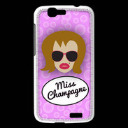 Coque Huawei Ascend G7 Miss Champagne Rousse