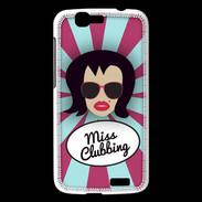 Coque Huawei Ascend G7 Miss Clubbing Brune