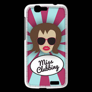 Coque Huawei Ascend G7 Miss Clubbing Chatain