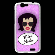 Coque Huawei Ascend G7 Miss Fiesta Brune