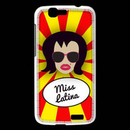 Coque Huawei Ascend G7 Miss Latina Brune