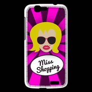 Coque Huawei Ascend G7 Miss Shopping Blonde