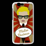 Coque Huawei Ascend G7 Mister Business Blond