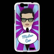 Coque Huawei Ascend G7 Mister Car Brun