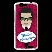 Coque Huawei Ascend G7 Mister Champagne Brun