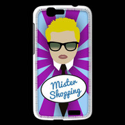 Coque Huawei Ascend G7 Mister Shopping Blond