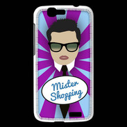 Coque Huawei Ascend G7 Mister Shopping Brun