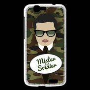 Coque Huawei Ascend G7 Mister Soldier Brun