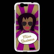 Coque Huawei Ascend G7 Miss business Black