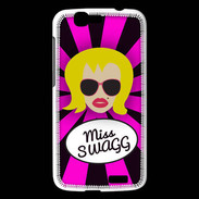 Coque Huawei Ascend G7 Miss Swag Blonde
